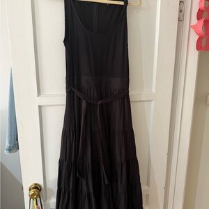 PAIGE Black Sleeveless Maxi Sundress
